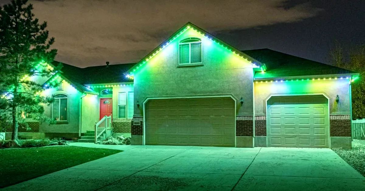 Kiss My I'm Irish Trimlight House Lighting