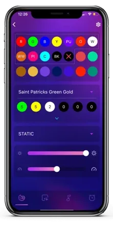 Kiss Me I'm Irish Pattern Settings